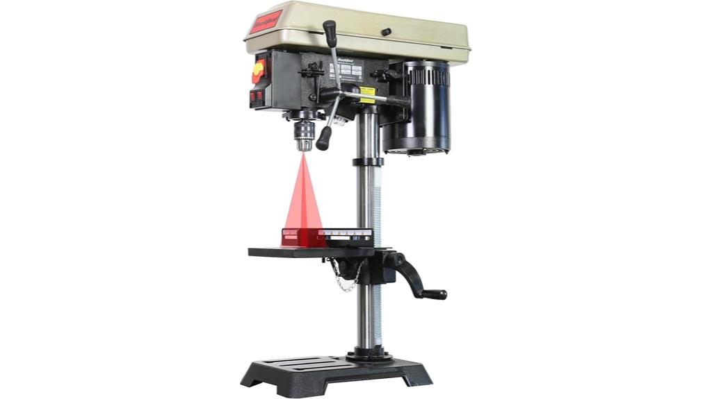 10 inch drill press led