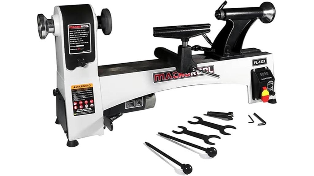 12x21 variable speed lathe