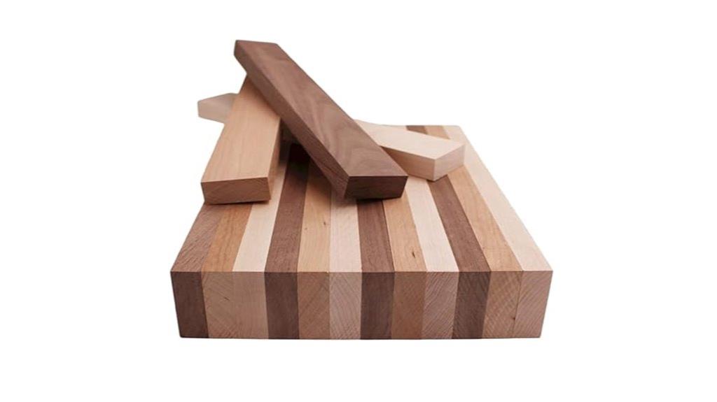 15 piece hardwood board set