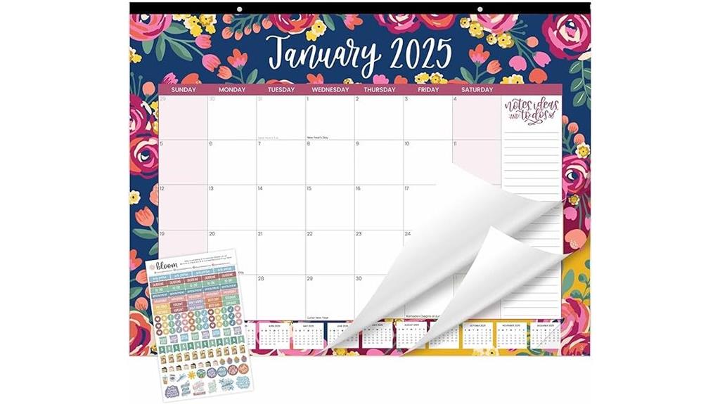 2025 desk calendar