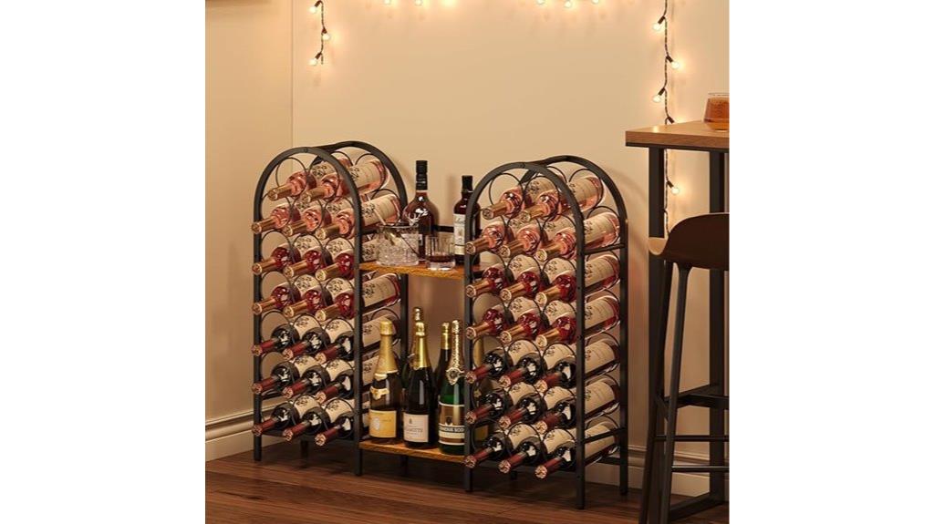 40 bottle wine rack