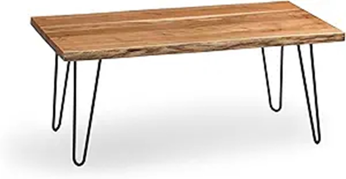 42 inch metal hairpin table