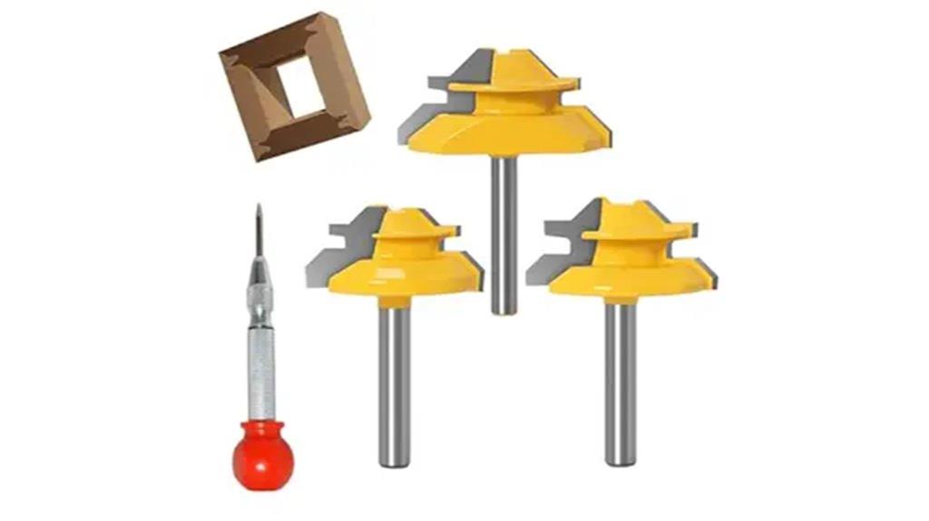 45 degree lock miter bit