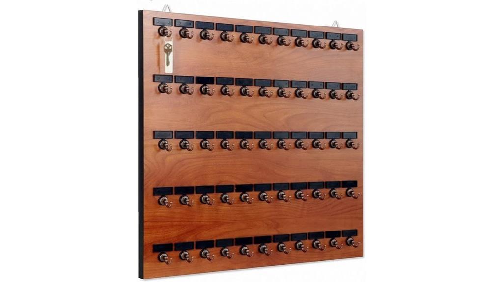 55 hook gray key rack