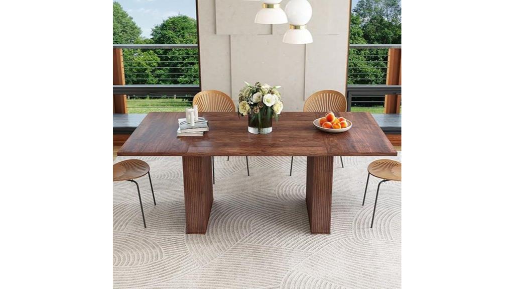 78 inch farmhouse dining table