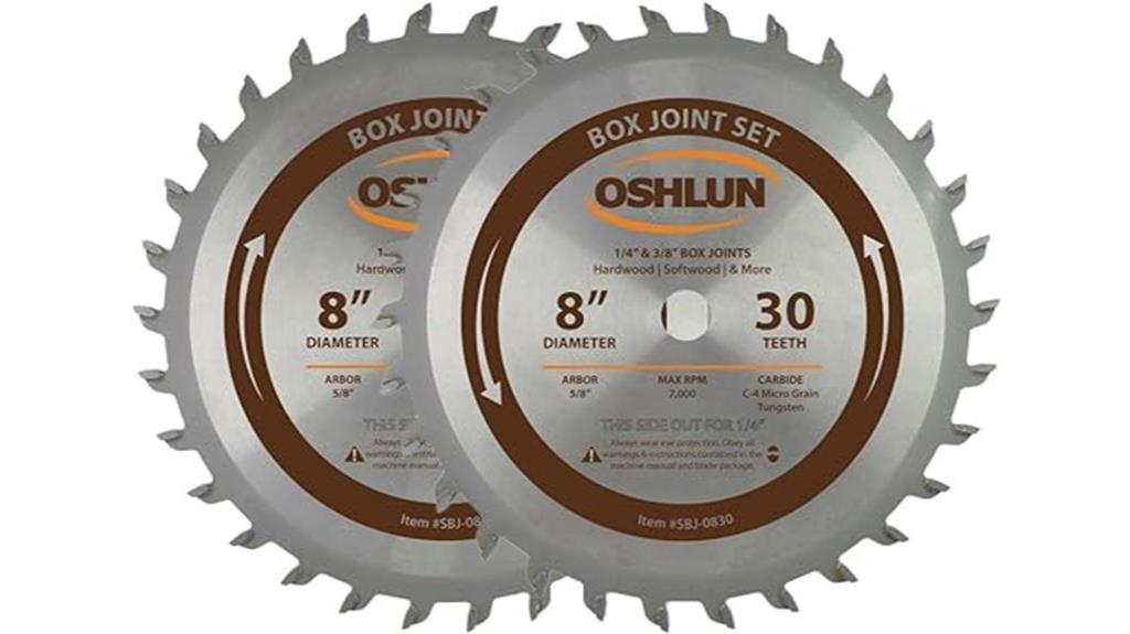 8 inch box joint set