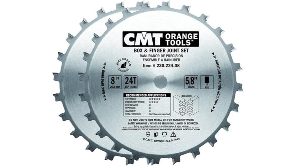 8 inch diameter finger joint