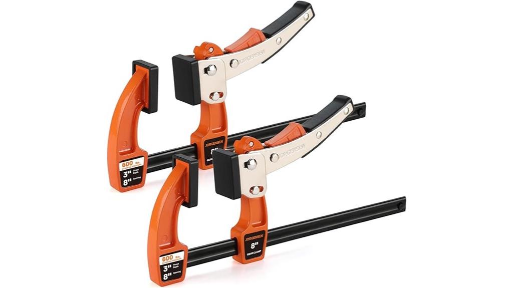 8 inch jorgensen clamp set