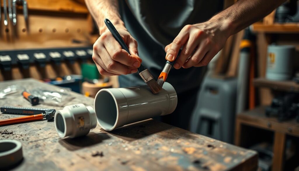 Reglue PVC pipes