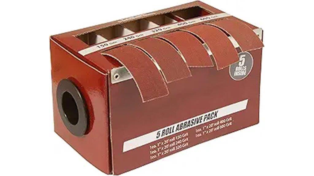 abrasive rolls for turning