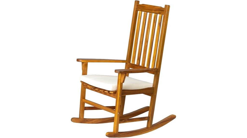 acacia wood patio chair