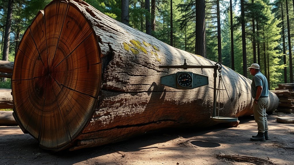 accurate log weight estimation