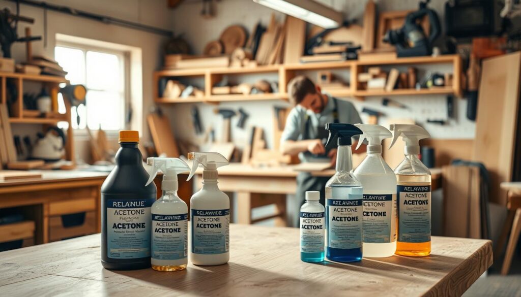 acetone applications in woodworking