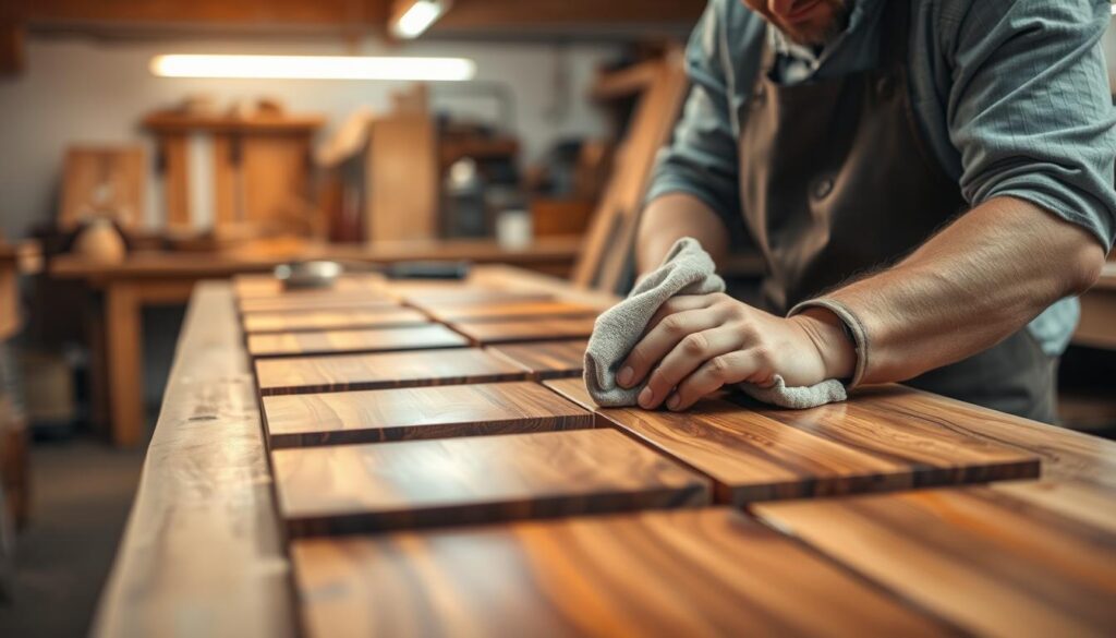 acetone use on exotic woods