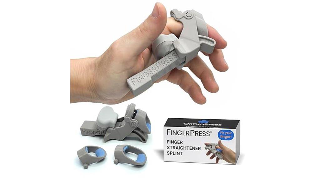 adjustable bent finger orthosis
