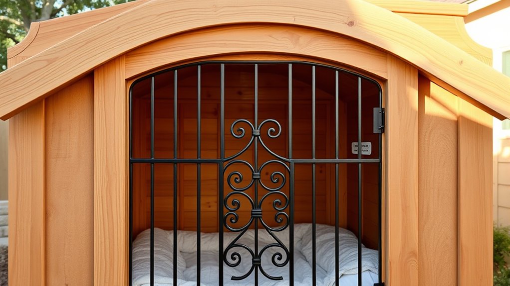 aesthetic durable outdoor kennel