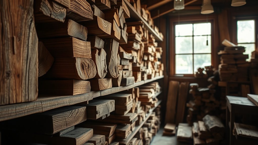 aging storage tonewoods