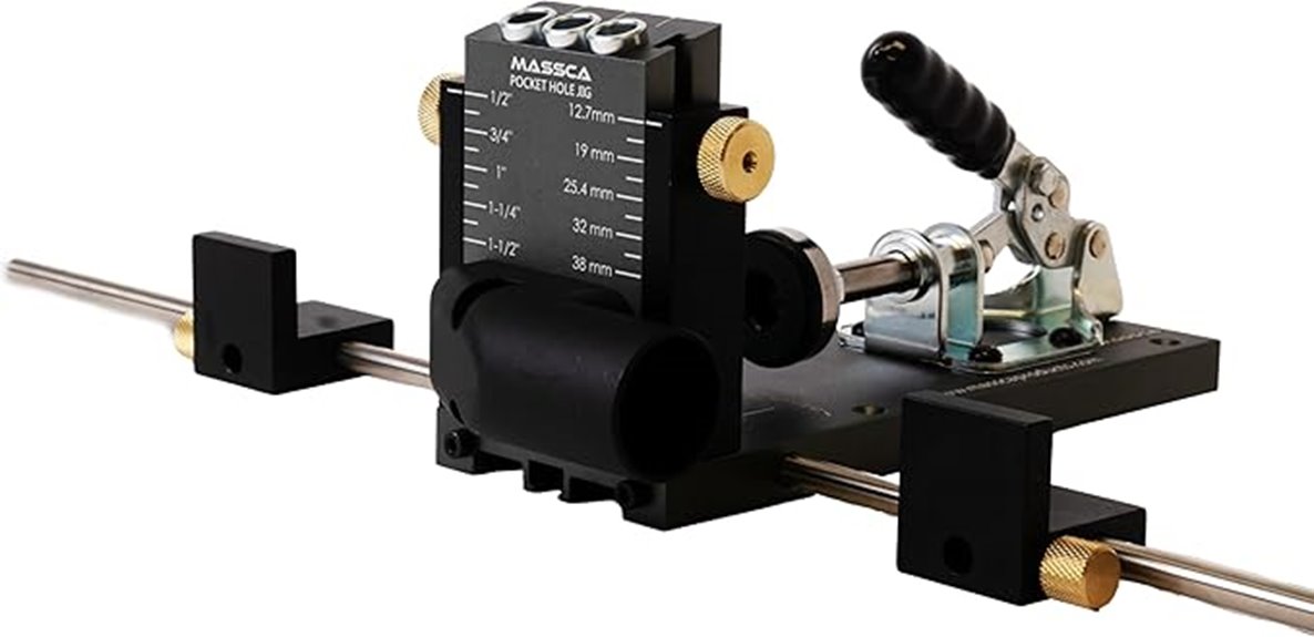 aluminum pocket hole jig