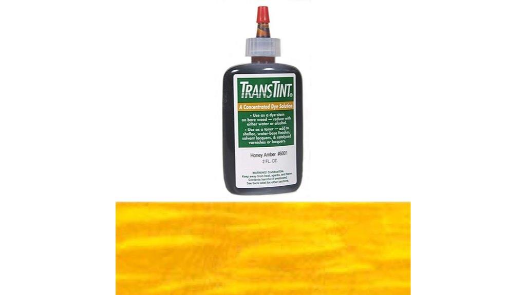 amber colored dyes