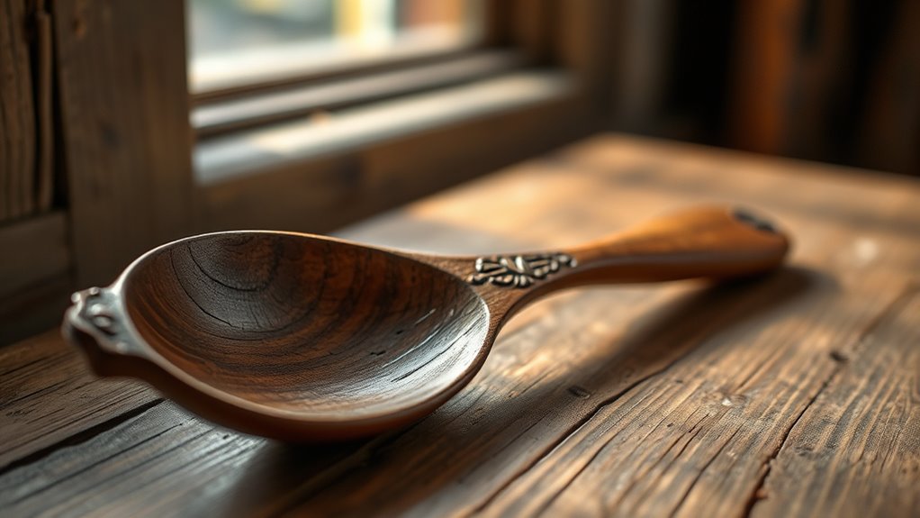 ancient decorative cultural spoons