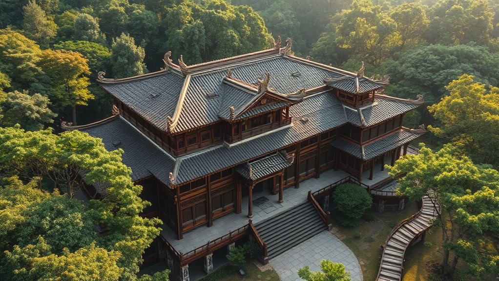 ancient wooden religious architecture