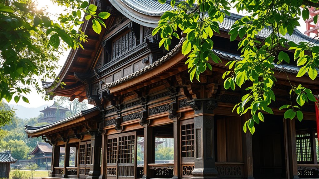 ancient wooden religious structures