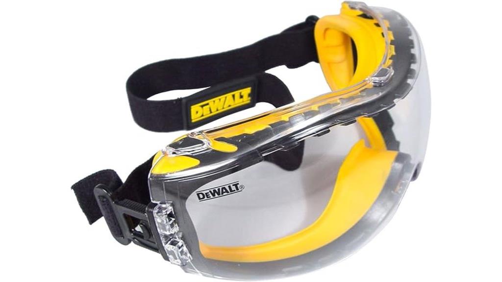 anti fog clear safety goggles