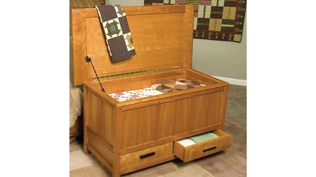 arts and crafts blanket chest