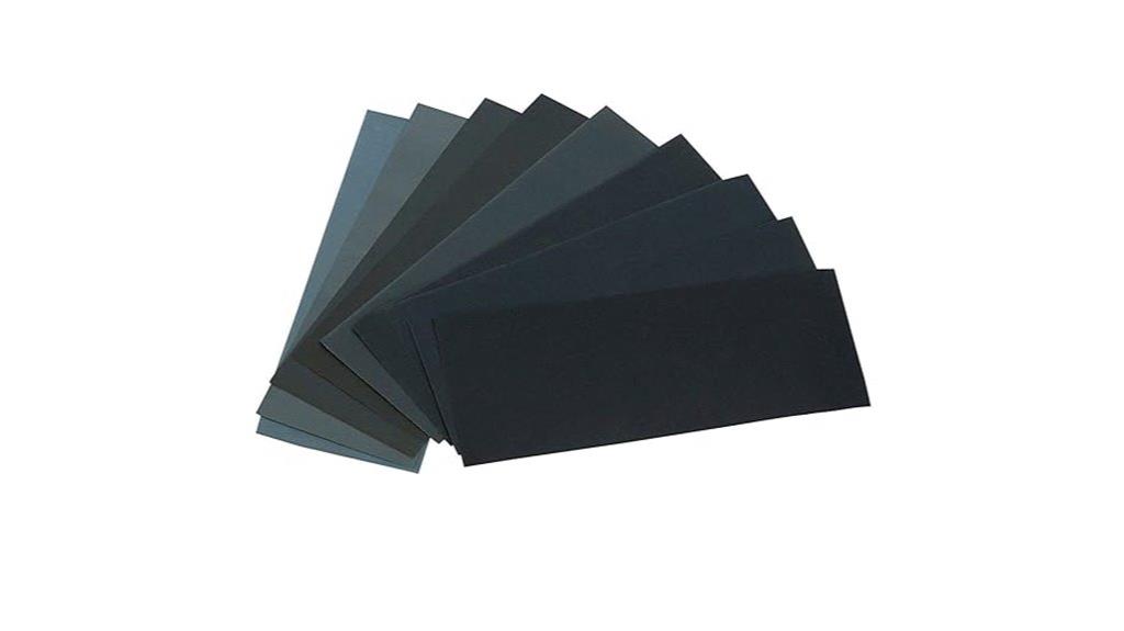 assorted grits sandpaper pack