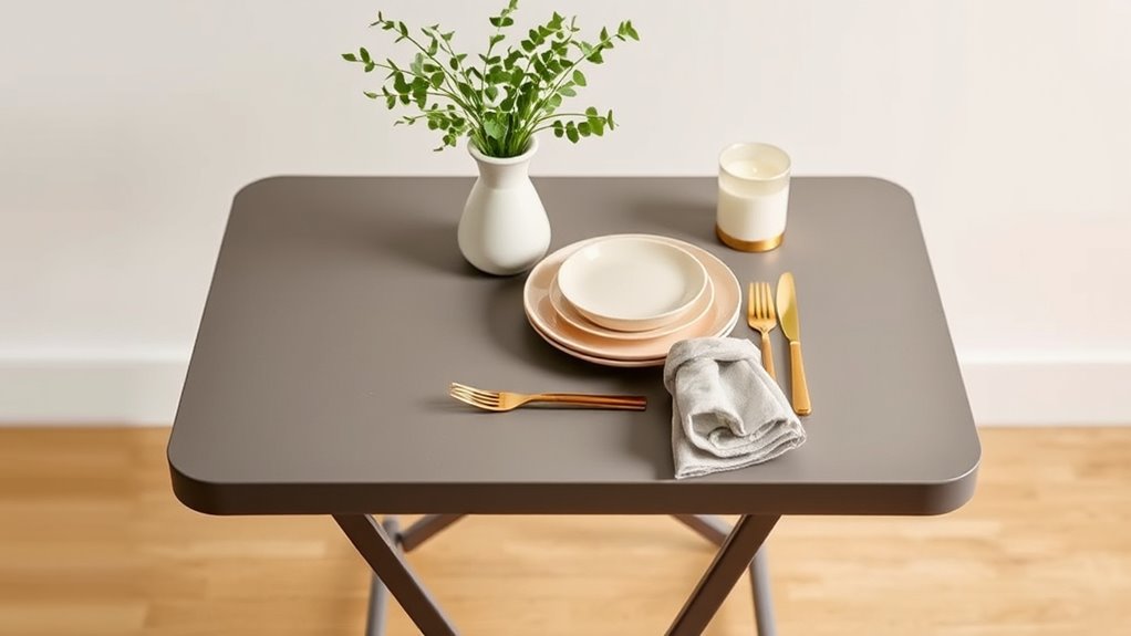 balanced clutter free decor