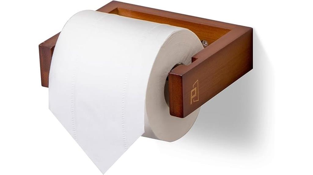 bamboo wall toilet holder