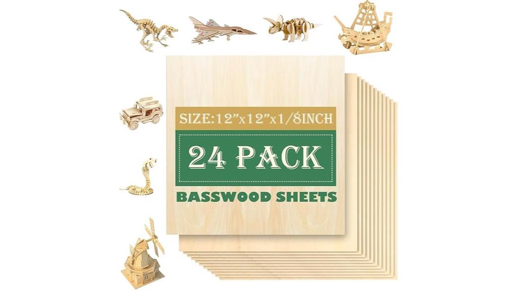 basswood sheets for craft