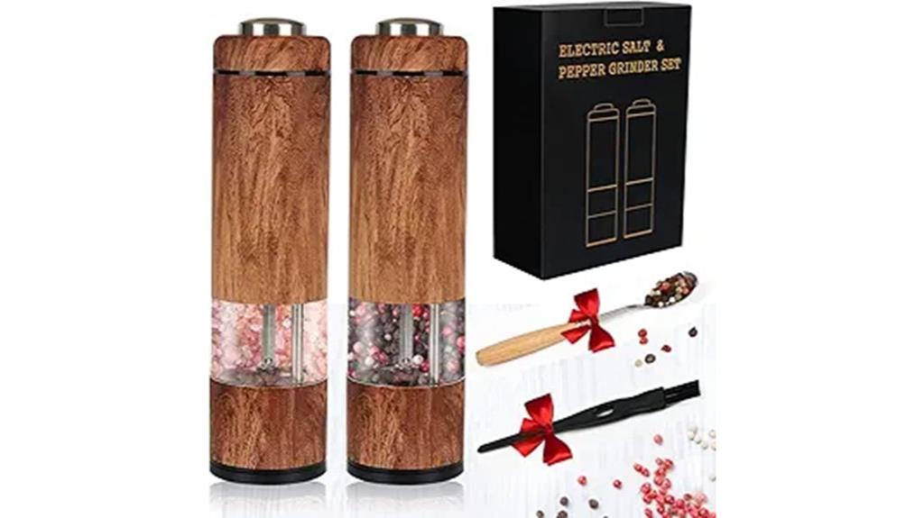 battery operated led salt grinder