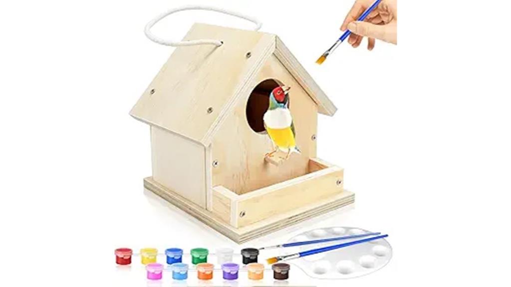 bird house craft kit