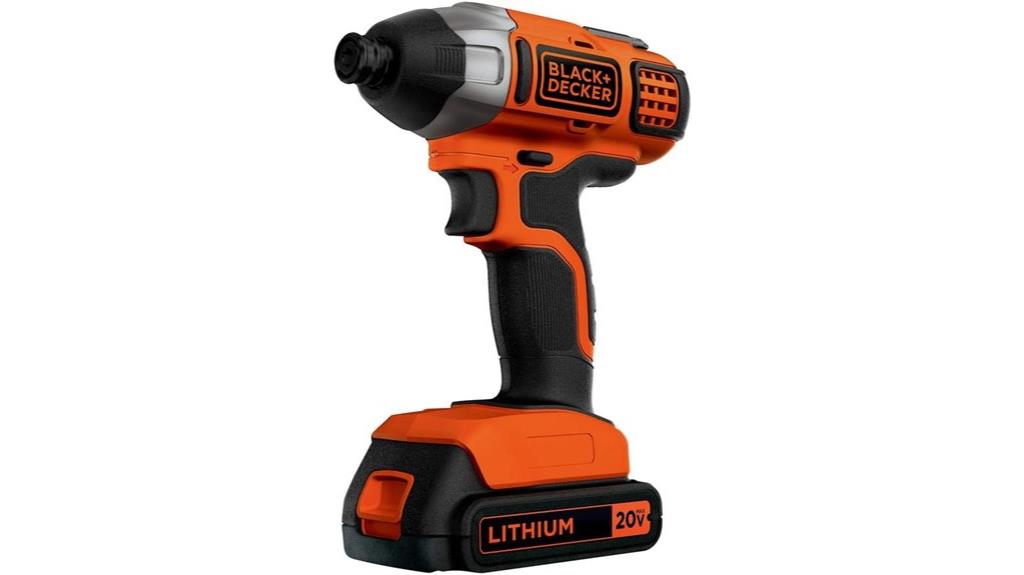 black and decker impact driver