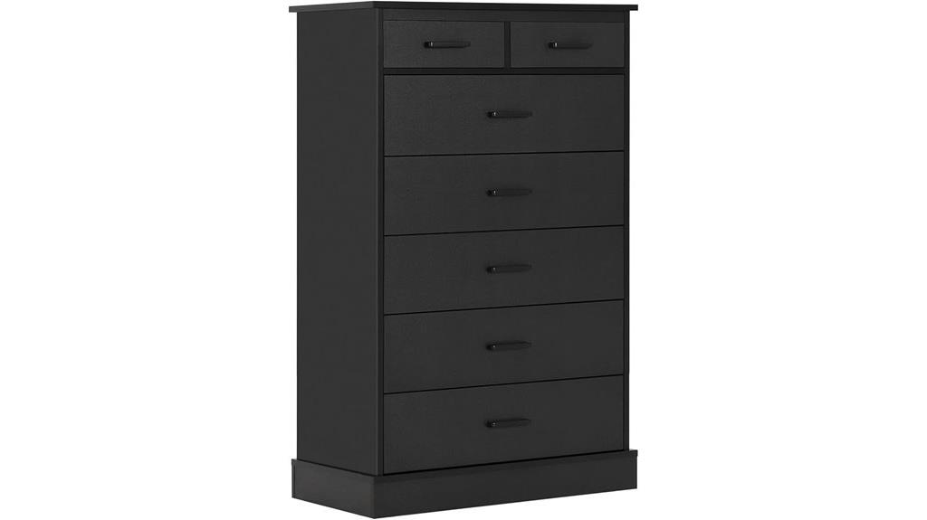 black bedroom dresser