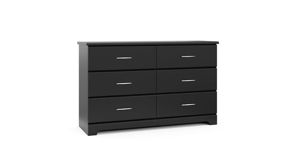 black storkcraft brookside dresser