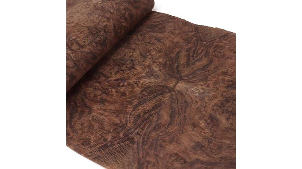 black walnut burl veneer