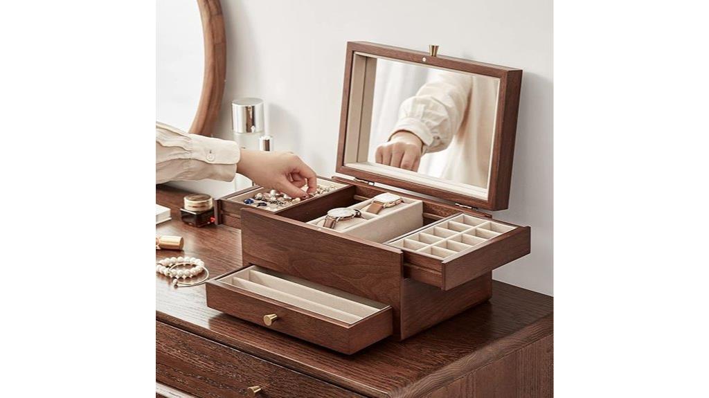 black walnut jewelry box