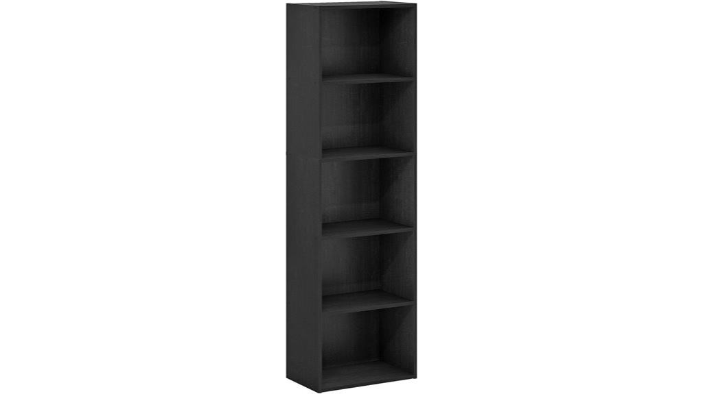 blackwood 5 tier bookcase