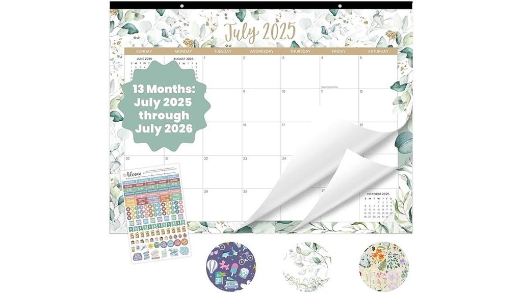 bloom daily planner calendar