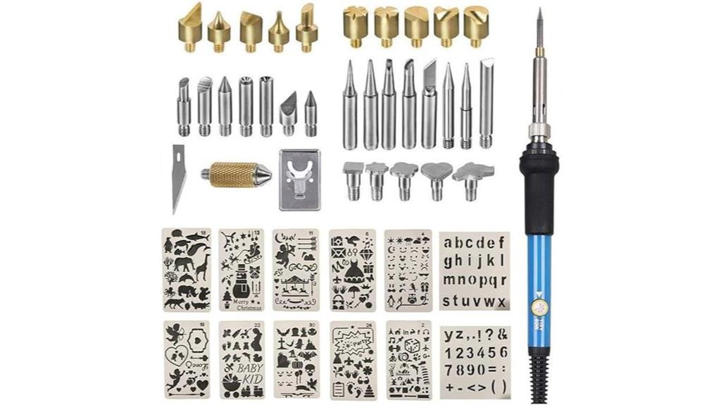 blue wood burning kit