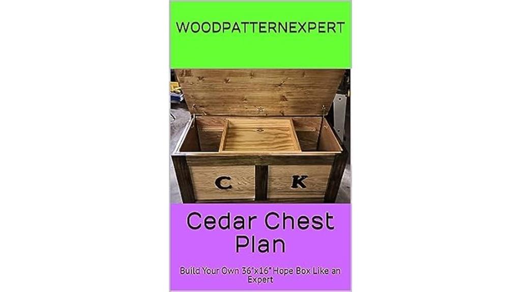 build a 36x16 cedar hope chest