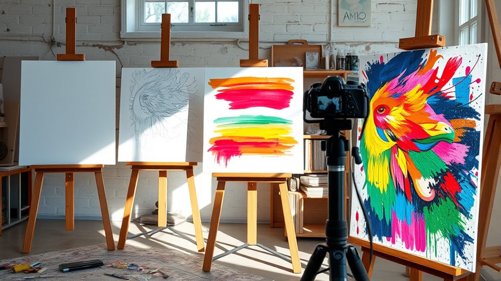 capturing creative evolution visually