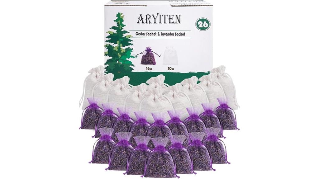 cedar chips lavender sachets