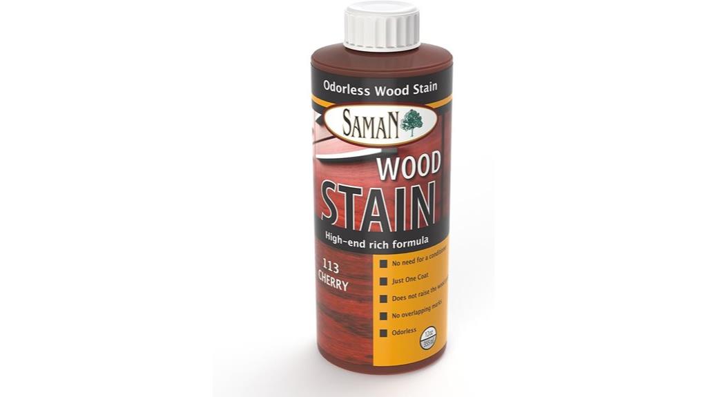 cherry colored interior stain