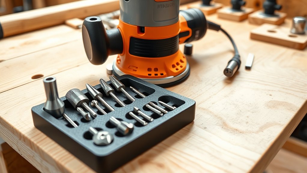 choose appropriate router bits