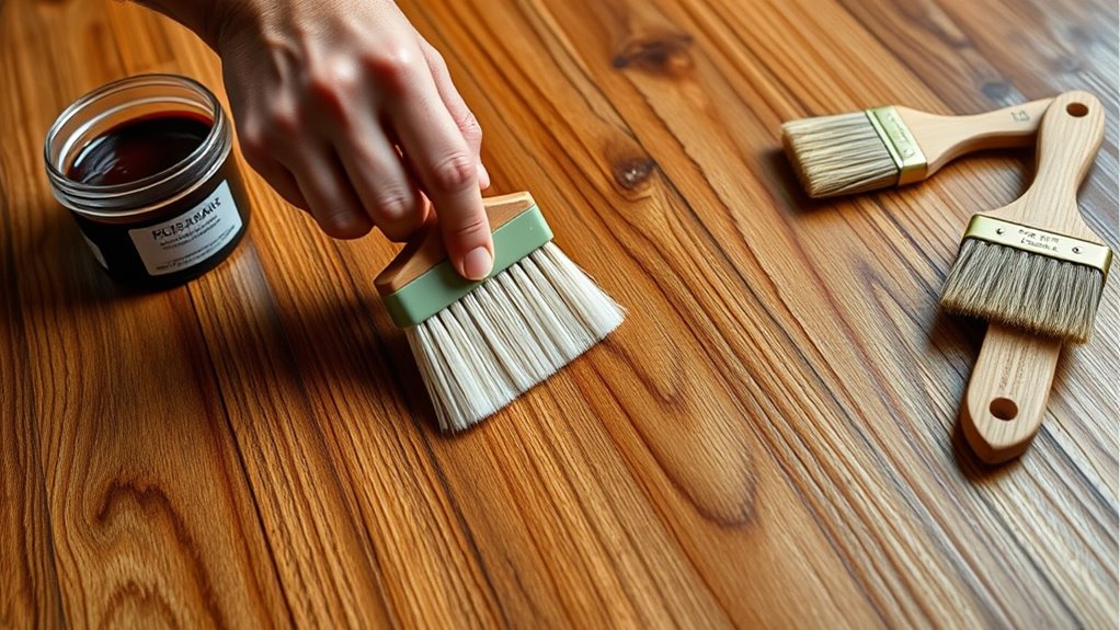 choose appropriate staining tools