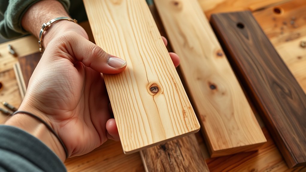 choose suitable wood types