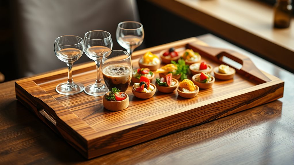 choosing durable wooden trays